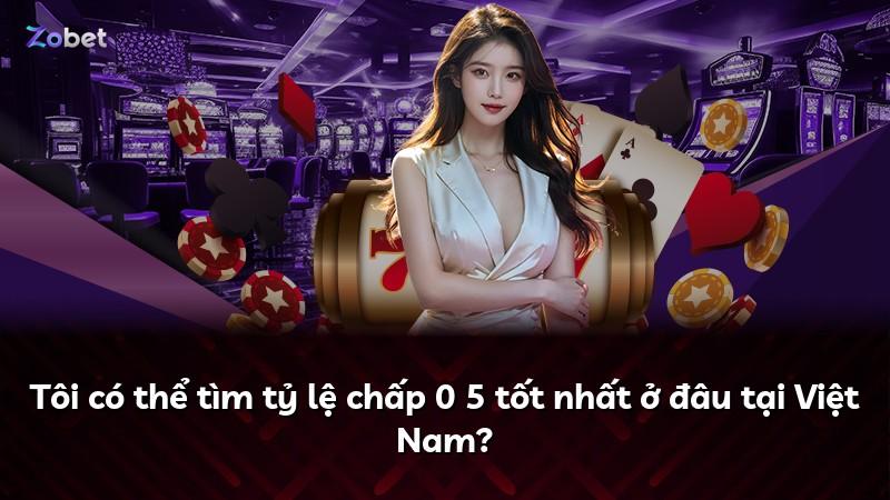 Tôi có thể tìm tỷ lệ chấp 0 5 tốt nhất ở đâu tại Việt Nam?